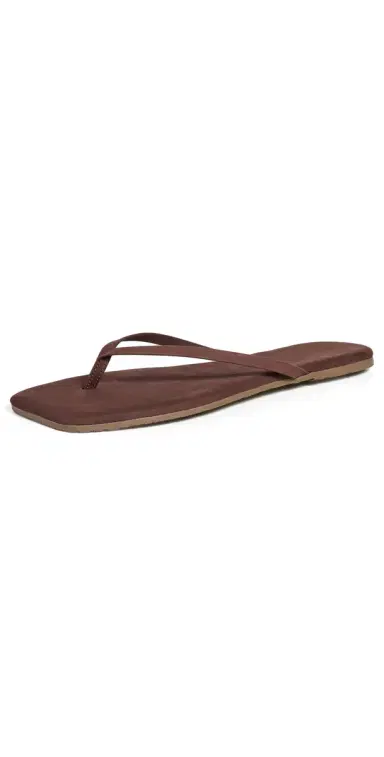 TKEES Lily Suede Flip Flops Bourbon | Thumbnail 1 TKEES Lily Suede Flip Flops Bourbon | Thumbnail 1