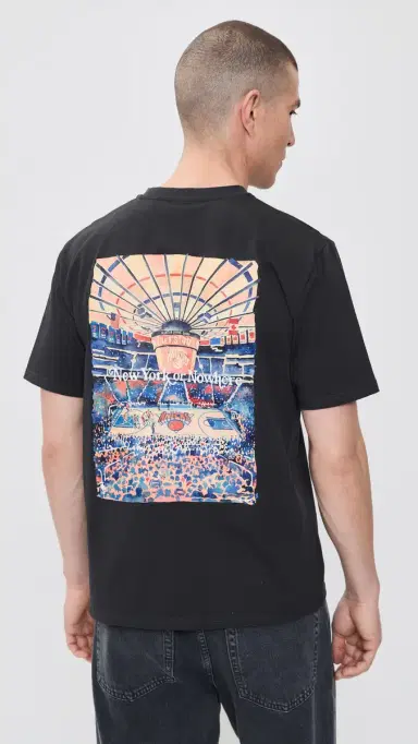 New York or Nowhere Knicks Gardencolor T-hirt Black Garment Dye | Thumbnail 5 New York or Nowhere Knicks Gardencolor T-hirt Black Garment Dye | Thumbnail 5