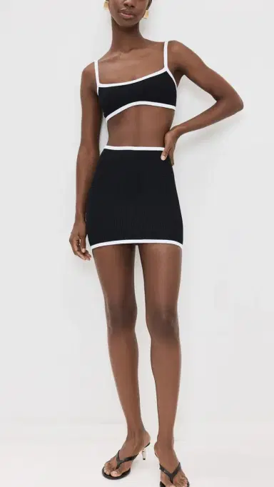 Hunza G Tyler Bikini Set Black One Size | Thumbnail 5 Hunza G Tyler Bikini Set Black One Size | Thumbnail 5