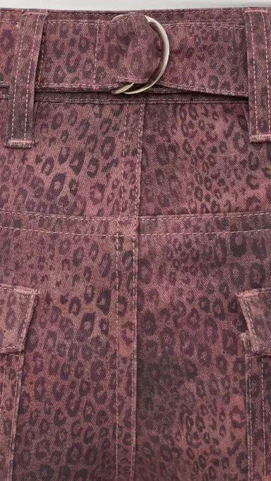 Peachy Den Cicely traight Leg Trousers Red Leopard | Thumbnail 6 Peachy Den Cicely traight Leg Trousers Red Leopard | Thumbnail 6