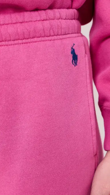 Polo Ralph Lauren Arctic Fleece Knit Ankle Jogger Pants Accent Pink XS | Thumbnail 6 Polo Ralph Lauren Arctic Fleece Knit Ankle Jogger Pants Accent Pink XS | Thumbnail 6