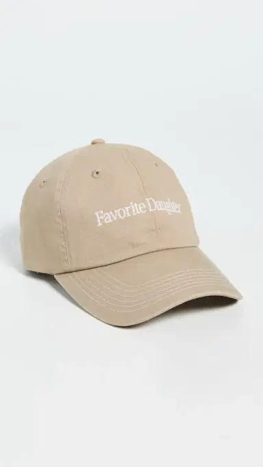 Favorite Daughter Classic Logo Baseball Hat Taupe One Size | Thumbnail 2 Favorite Daughter Classic Logo Baseball Hat Taupe One Size | Thumbnail 2