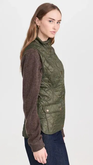 Barbour Otterburn Quilted Gilet Olive 6 | Thumbnail 4 Barbour Otterburn Quilted Gilet Olive 6 | Thumbnail 4