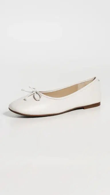 Sam Edelman Alie Flats Bright White 7 | Thumbnail 2 Sam Edelman Alie Flats Bright White 7 | Thumbnail 2