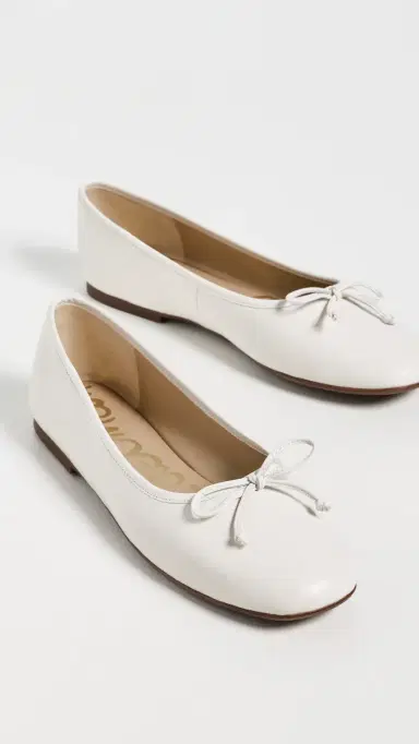 Sam Edelman Alie Flats Bright White 7 | Thumbnail 5 Sam Edelman Alie Flats Bright White 7 | Thumbnail 5
