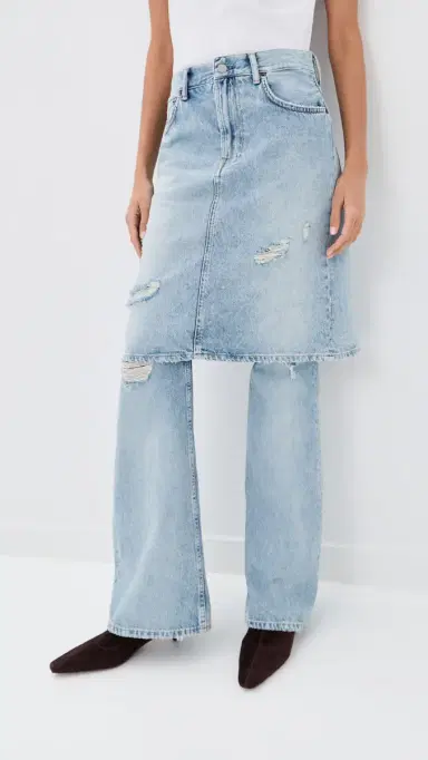 Acne Studios Denim Trousers Light Blue | Thumbnail 3 Acne Studios Denim Trousers Light Blue | Thumbnail 3