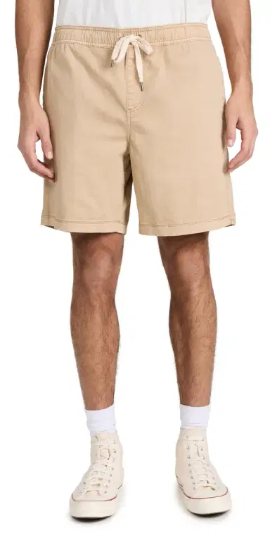 RAILS Cruz Drawstring Shorts 7 Khaki | Thumbnail 1 RAILS Cruz Drawstring Shorts 7 Khaki | Thumbnail 1
