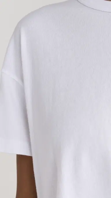 Year of Ours YO Cropped Tee White | Thumbnail 6 Year of Ours YO Cropped Tee White | Thumbnail 6
