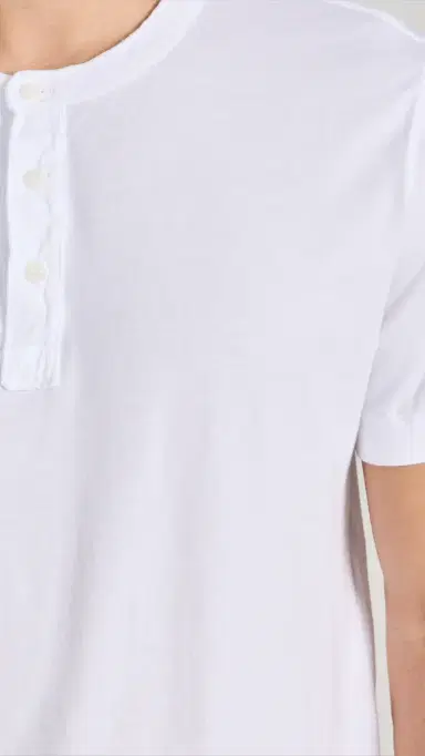 Save Khaki Short Sleeve Pima Henley | Thumbnail 6 Save Khaki Short Sleeve Pima Henley | Thumbnail 6
