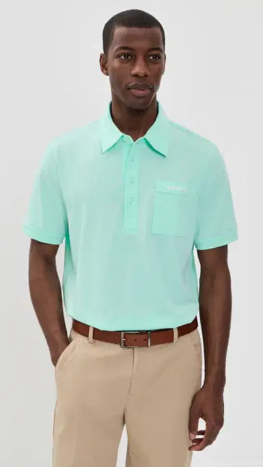 Adidas Golf Originals Pocket Polo Clear Mint L | Thumbnail 2 Adidas Golf Originals Pocket Polo Clear Mint L | Thumbnail 2