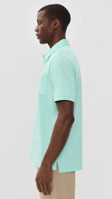 Adidas Golf Originals Pocket Polo Clear Mint L | Thumbnail 4 Adidas Golf Originals Pocket Polo Clear Mint L | Thumbnail 4