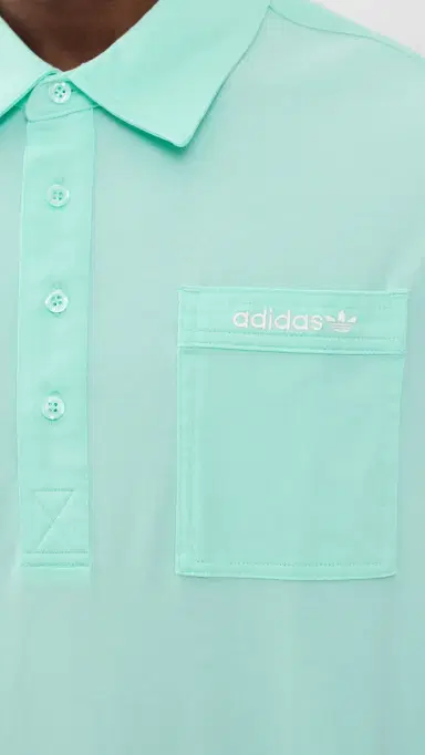 Adidas Golf Originals Pocket Polo Clear Mint L | Thumbnail 6 Adidas Golf Originals Pocket Polo Clear Mint L | Thumbnail 6