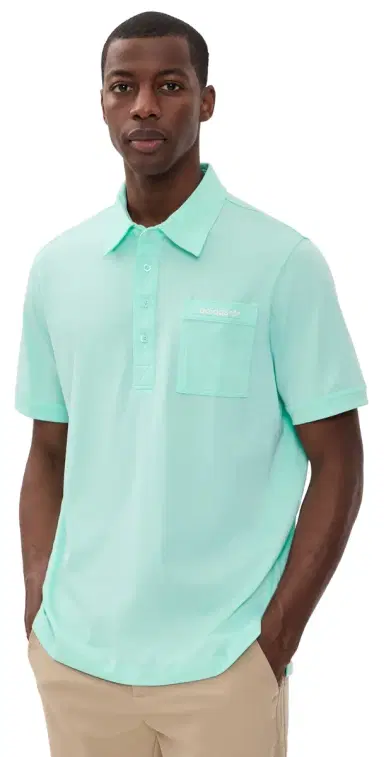 Adidas Golf Originals Pocket Polo Clear Mint L | Thumbnail 1 Adidas Golf Originals Pocket Polo Clear Mint L | Thumbnail 1