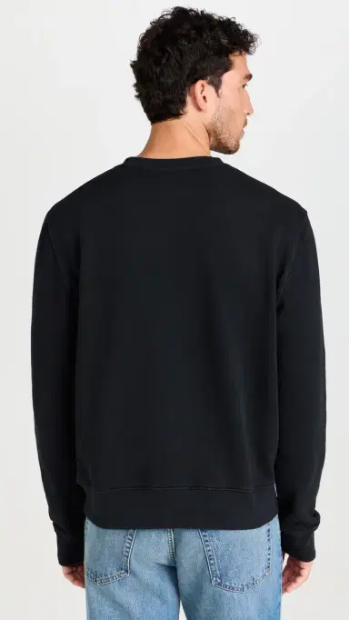 Citizens of Humanity Vintage Crewneck Sweatshirt Washed Black | Thumbnail 3 Citizens of Humanity Vintage Crewneck Sweatshirt Washed Black | Thumbnail 3