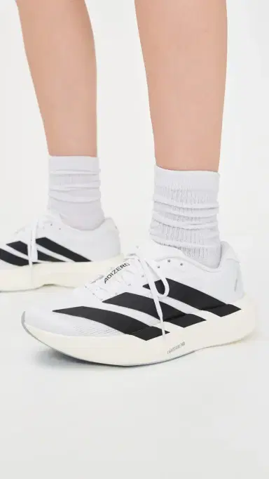 adidas Adizero EVO SL Sneakers White/Core Black/White | Thumbnail 3 adidas Adizero EVO SL Sneakers White/Core Black/White | Thumbnail 3