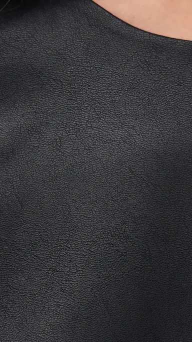 LE BOP olly Faux Leather Mini Dress Black | Thumbnail 6 LE BOP olly Faux Leather Mini Dress Black | Thumbnail 6