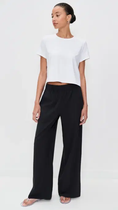 Beyond Yoga Featherweight upreme Cropped Tee White | Thumbnail 5 Beyond Yoga Featherweight upreme Cropped Tee White | Thumbnail 5