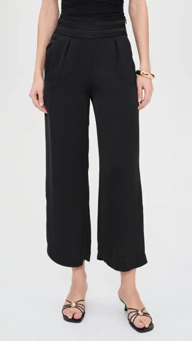 Ramy Brook Cropped Joss Trousers Black | Thumbnail 2 Ramy Brook Cropped Joss Trousers Black | Thumbnail 2