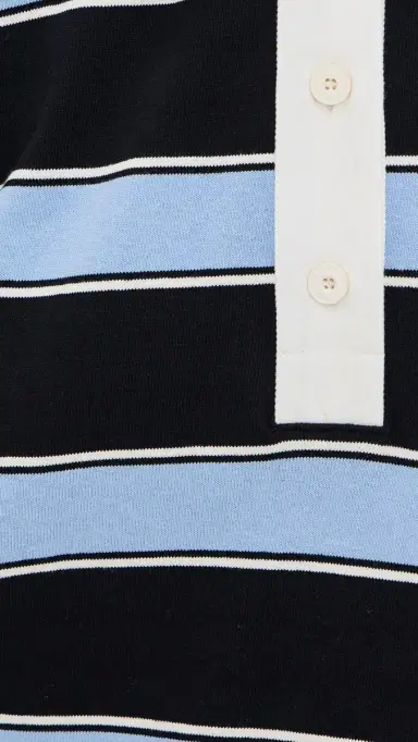 Closed triped Rugby Shirt ky Blue | Thumbnail 6 Closed triped Rugby Shirt ky Blue | Thumbnail 6