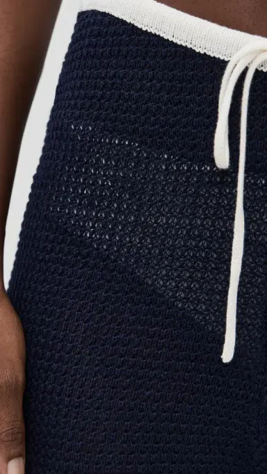 Onia inen Knit Drawstring Pants Noir Navy/Egret | Thumbnail 6 Onia inen Knit Drawstring Pants Noir Navy/Egret | Thumbnail 6