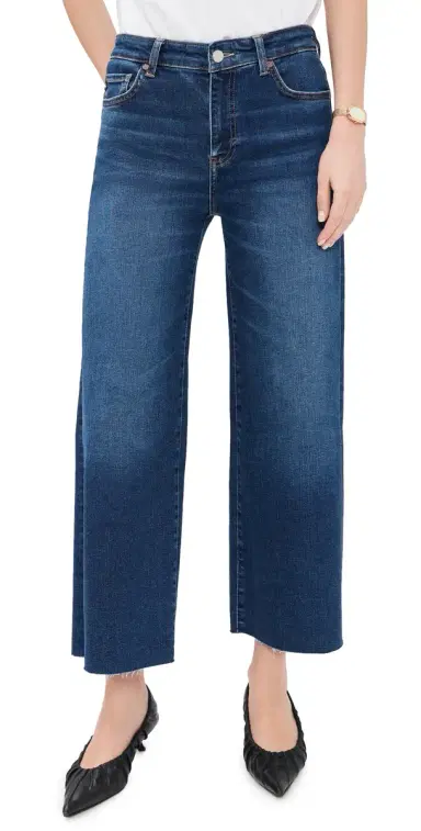 Ag Saige Wide Leg Crop Jeans Outspoken 23 | Thumbnail 1 Ag Saige Wide Leg Crop Jeans Outspoken 23 | Thumbnail 1