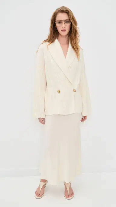 Vince Draped Sweater Coat Off White | Thumbnail 5 Vince Draped Sweater Coat Off White | Thumbnail 5