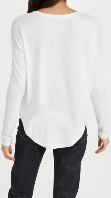rag & bone The Knit ongsleeve Top White | Thumbnail 3 rag & bone The Knit ongsleeve Top White | Thumbnail 3