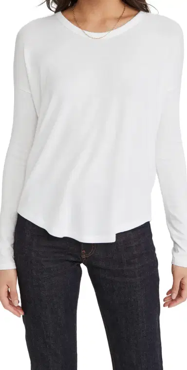 rag & bone The Knit ongsleeve Top White | Thumbnail 1 rag & bone The Knit ongsleeve Top White | Thumbnail 1