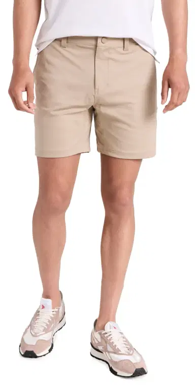 Rhone Commuter Shorts 7 Khaki | Thumbnail 1 Rhone Commuter Shorts 7 Khaki | Thumbnail 1
