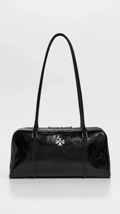 Tory Burch Crinkle Leather Small Marshmallow Satchel | Thumbnail 2 Tory Burch Crinkle Leather Small Marshmallow Satchel | Thumbnail 2
