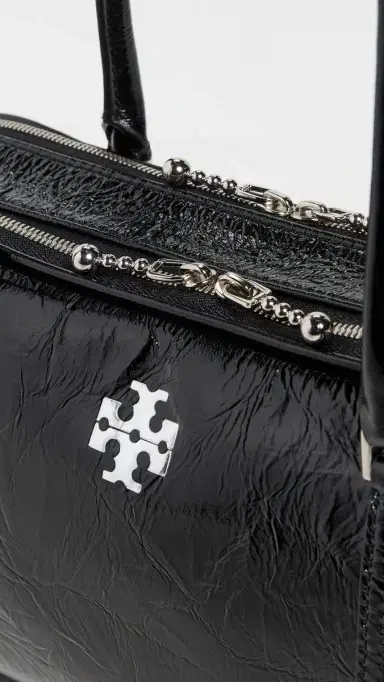 Tory Burch Crinkle Leather Small Marshmallow Satchel | Thumbnail 5 Tory Burch Crinkle Leather Small Marshmallow Satchel | Thumbnail 5
