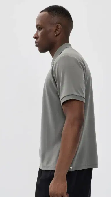 rag & bone Slim Polo In Tech Pique Gmst | Thumbnail 4 rag & bone Slim Polo In Tech Pique Gmst | Thumbnail 4