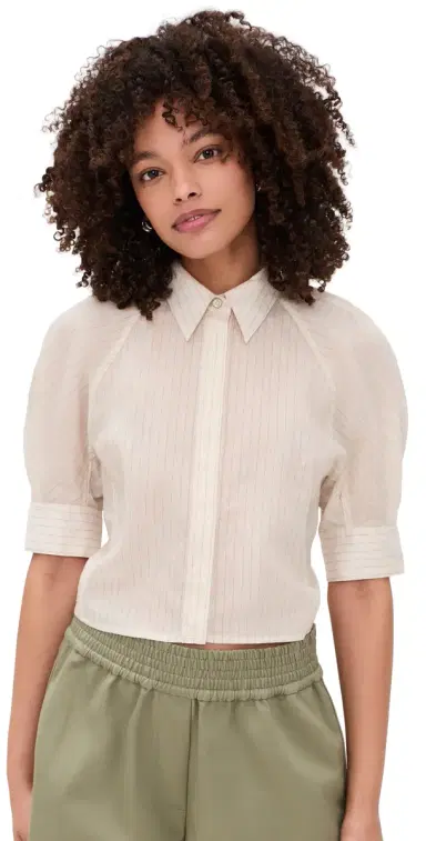 Helmut Lang Articulated Shirt /Beige | Thumbnail 1 Helmut Lang Articulated Shirt /Beige | Thumbnail 1