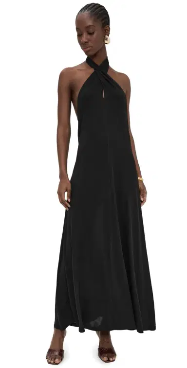 Lioness Heavenly Maxi Dress Obsidian | Thumbnail 1 Lioness Heavenly Maxi Dress Obsidian | Thumbnail 1