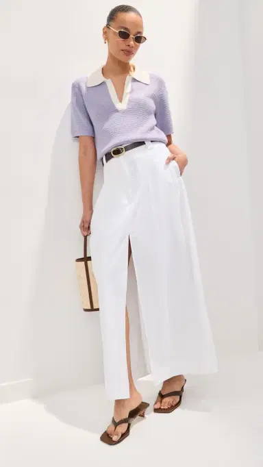 LE BOP Lia Crop Polo Lavender ulti | Thumbnail 2 LE BOP Lia Crop Polo Lavender ulti | Thumbnail 2
