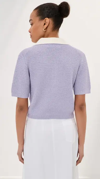 LE BOP Lia Crop Polo Lavender ulti | Thumbnail 4 LE BOP Lia Crop Polo Lavender ulti | Thumbnail 4