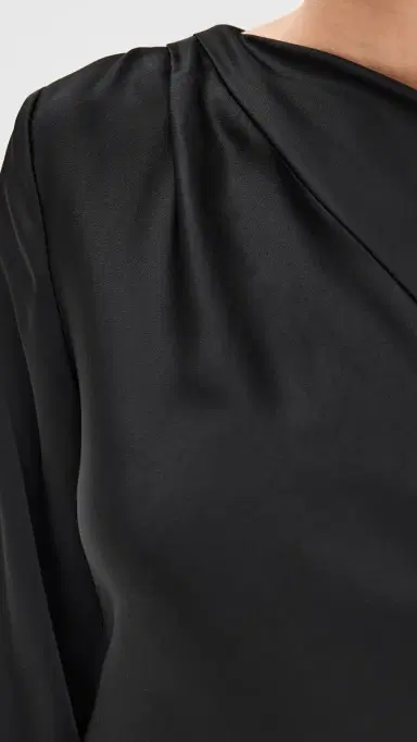 SIMKHAI Alice One Shoulder Top Black | Thumbnail 6 SIMKHAI Alice One Shoulder Top Black | Thumbnail 6