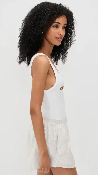 Hommegirls Homme Girls X Fruit of The oom Classic Tank with Double Logo White w/ Fruit Clusters | Thumbnail 4 Hommegirls Homme Girls X Fruit of The oom Classic Tank with Double Logo White w/ Fruit Clusters | Thumbnail 4