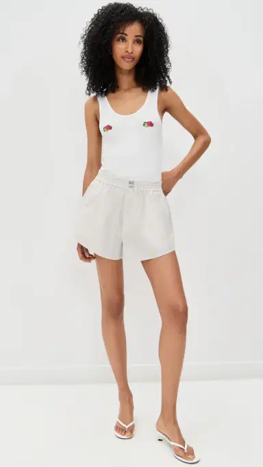 Hommegirls Homme Girls X Fruit of The oom Classic Tank with Double Logo White w/ Fruit Clusters | Thumbnail 5 Hommegirls Homme Girls X Fruit of The oom Classic Tank with Double Logo White w/ Fruit Clusters | Thumbnail 5