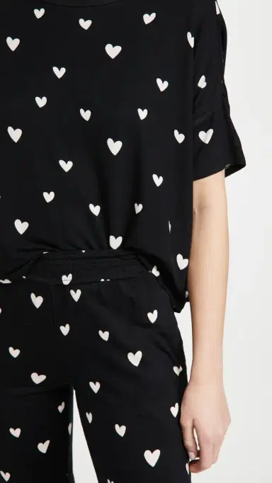 HONEYDEW Sun Lover Lounge Set Black Hearts | Thumbnail 6 HONEYDEW Sun Lover Lounge Set Black Hearts | Thumbnail 6