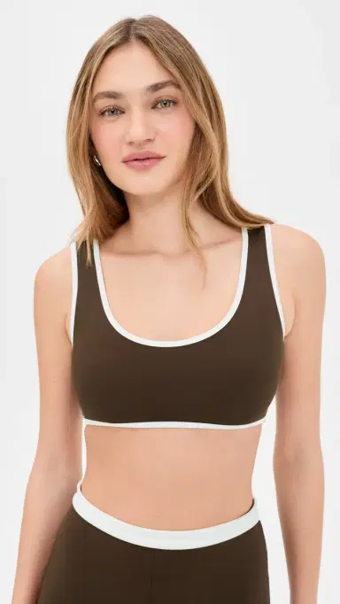 Port de Bras Paola Sports Bra Dark Chocolate M | Thumbnail 2 Port de Bras Paola Sports Bra Dark Chocolate M | Thumbnail 2