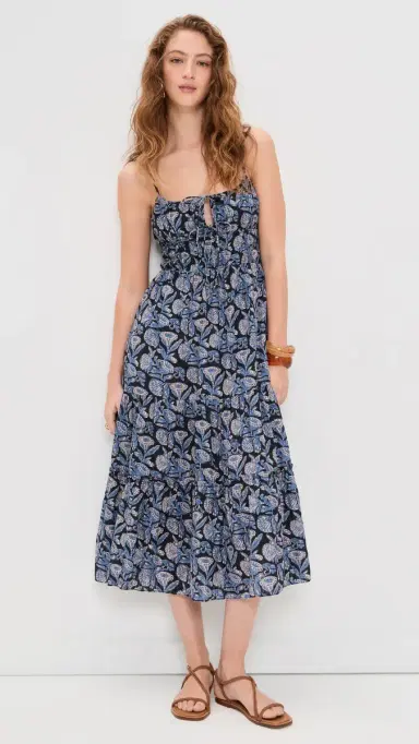 Ulla Johnson Aydin Cami Midi Dress Zinnia | Thumbnail 2 Ulla Johnson Aydin Cami Midi Dress Zinnia | Thumbnail 2