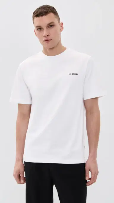 Les Deux Brady Flower Market T Shirt White | Thumbnail 3 Les Deux Brady Flower Market T Shirt White | Thumbnail 3