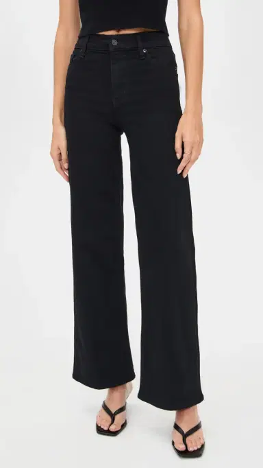 FRAME Le Slim Palazzo Pants Black | Thumbnail 2 FRAME Le Slim Palazzo Pants Black | Thumbnail 2