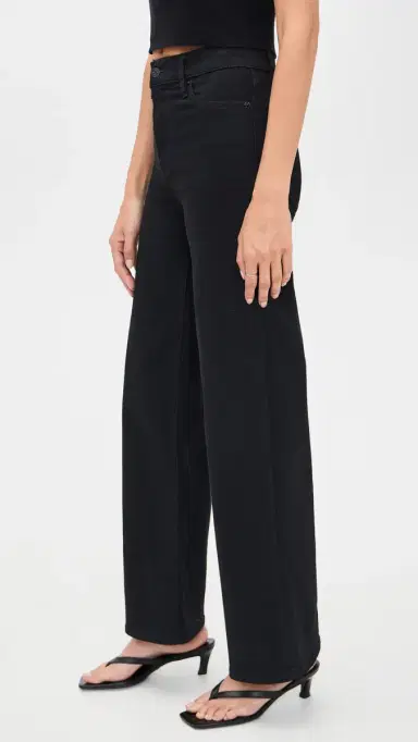 FRAME Le Slim Palazzo Pants Black | Thumbnail 4 FRAME Le Slim Palazzo Pants Black | Thumbnail 4
