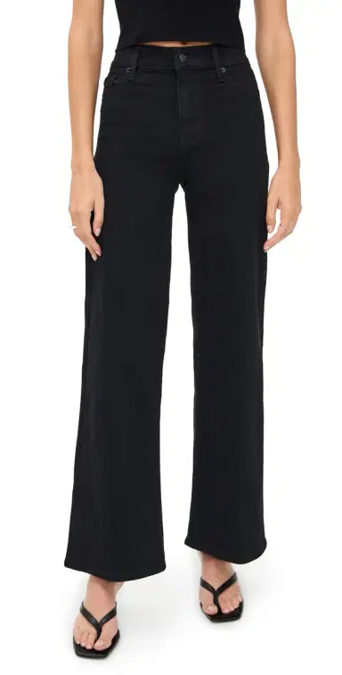 FRAME Le Slim Palazzo Pants Black | Thumbnail 1 FRAME Le Slim Palazzo Pants Black | Thumbnail 1