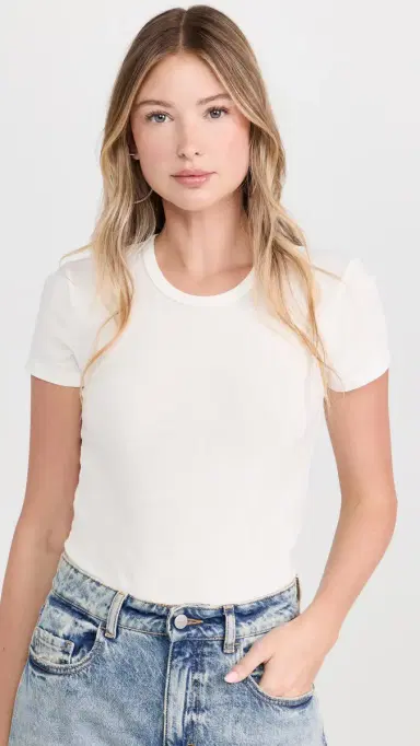 SLVRLAKE Simple Tee Natural White | Thumbnail 2 SLVRLAKE Simple Tee Natural White | Thumbnail 2