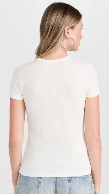 SLVRLAKE Simple Tee Natural White | Thumbnail 3 SLVRLAKE Simple Tee Natural White | Thumbnail 3