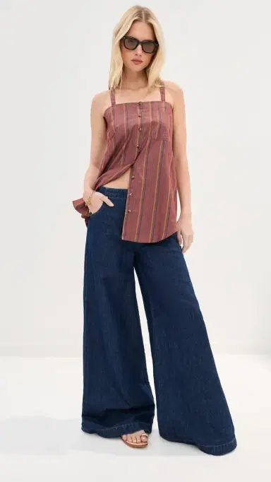 LE BOP Maeve Tunic Rust Stripe | Thumbnail 5 LE BOP Maeve Tunic Rust Stripe | Thumbnail 5