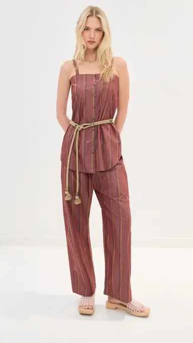 LE BOP Maeve Tunic Rust Stripe | Thumbnail 6 LE BOP Maeve Tunic Rust Stripe | Thumbnail 6